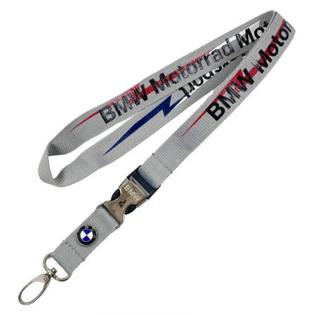 Polyester Lanyards with Metal Buckle - Polyester Lanyards with Metal Emblem