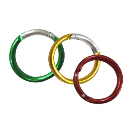 Khóa carabiner tròn nhôm - Khóa carabiner tròn nhôm