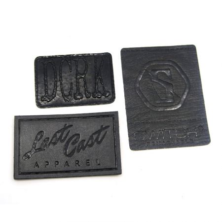 Nhãn da giả ép/ép cái đen - Nhãn da cá nhân hóa