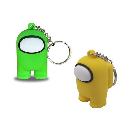 Egyedi PVC figura kulcstartók