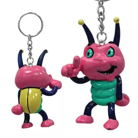 3D PVC Mini Kulcstartók