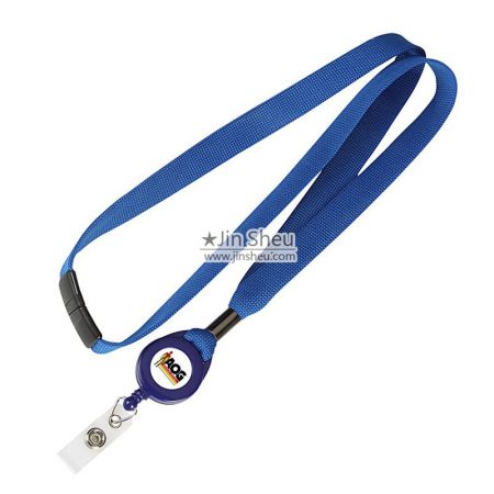 Lanyard with Retractable Card Holder - Lanyard with Retractable Card Holder