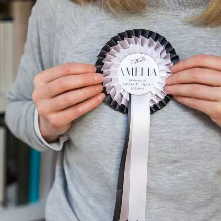 nastro rosetta di laurea personalizzato