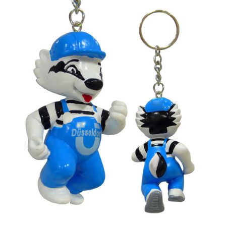 promotional rubber figure toy keychain