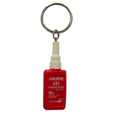 Promotional Branded Hard PVC Bottle Keychain