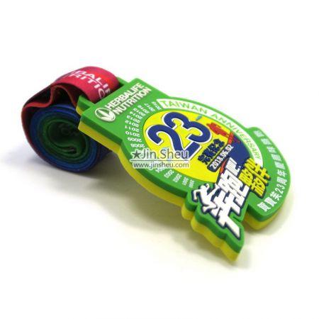 tilpasset 3D gummi medalje