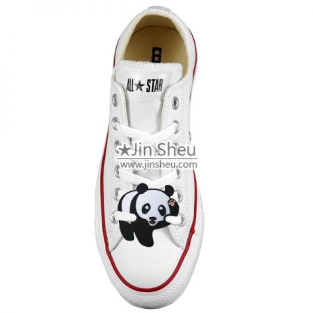 cute animal shoe charm embroidered