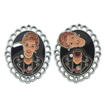 Băng ghim trượt hình đầu người mới lạ