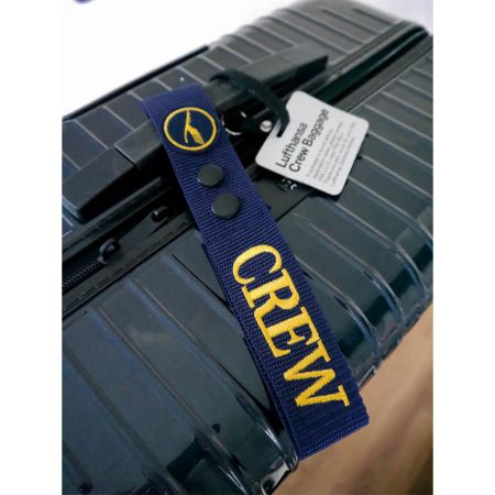 Etiquetas de tripulación bordadas para equipaje