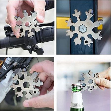 Fiocco Di Neve Multi Tools, 18 In 1 In Acciaio Inox Multi Hand - Foto 3