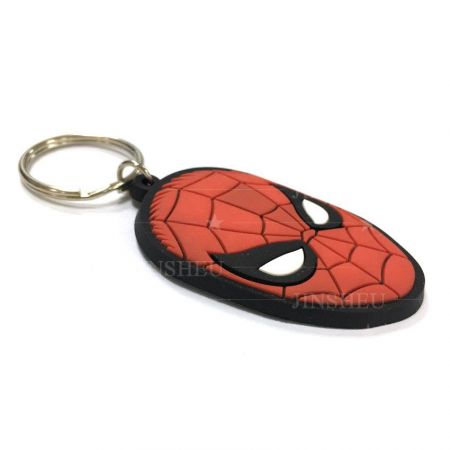 promotional movie souvenir spider man rubber keychain