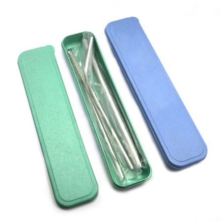 مجموعة صندوق حافظة لأنابيب الشرب من القمح