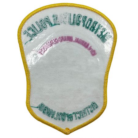 custom iron on police badge