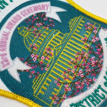 Wholesale Heat Transfer Police Embroidered Patch