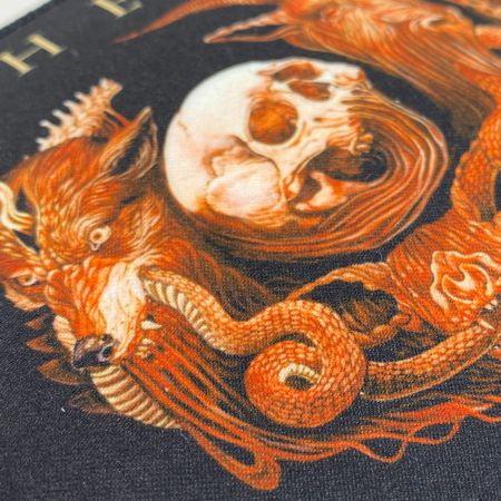 personoitu painettu satiinipaikka