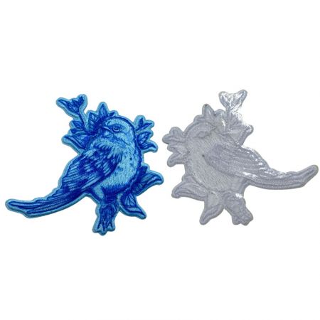 personlig strygejern på fugl sublimeret lap