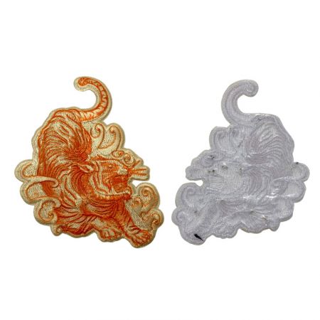 wholesale iron on heat transfer tiger patch