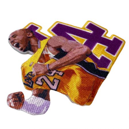 Großhandel personalisiertes NBA-Basketballspieler-Bügeleisen-Patch