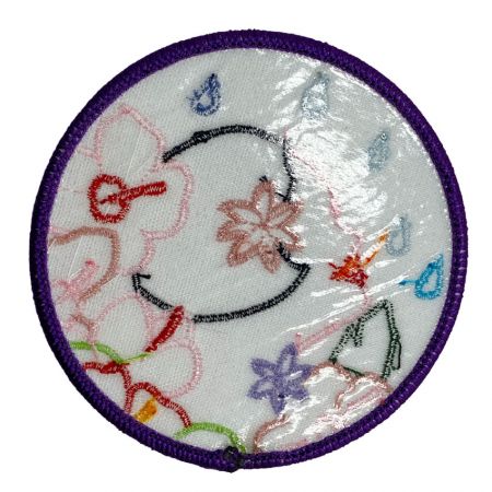 parche bordado impreso por sublimación personalizado de hierro