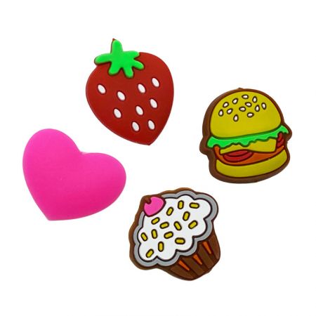 Lot De 8 Amortisseurs De Tennis En Silicone Forme Cœur - Réduction Vibrations Raquette, Pour Tennis Et Badminton, Design Fun - 2