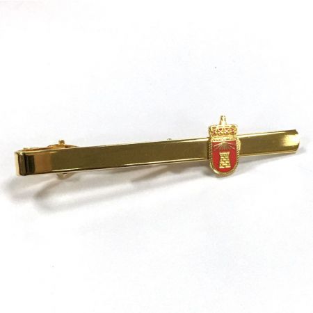 Индивидуальный зажим для галстука с покрытием из золота