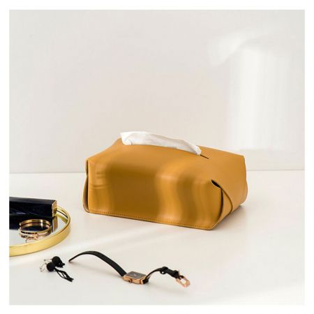 Wholesale modern leather tissue box cover