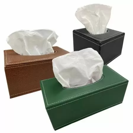 กล่องเช็ดปากที่ทำจากหนัง - ที่เก็บกระดาษเช็ดปากสไตล์ PU ที่มีคุณภาพและสวยงาม