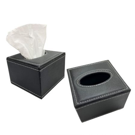 กล่องเครื่องมือกระดาษสี่เหลี่ยมที่ทำจากหนังคุณภาพสูง