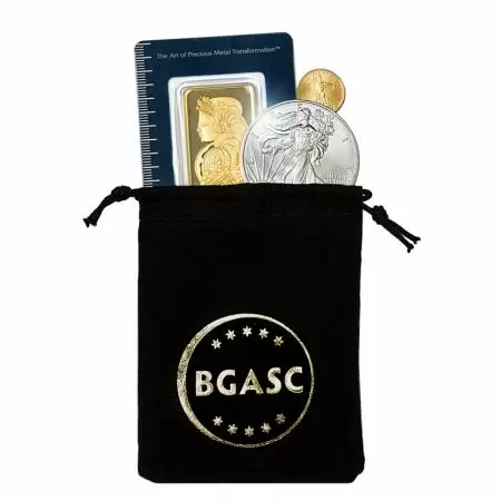 Velvet Bag for Challenge Coins - Velvet pouch for custom coins