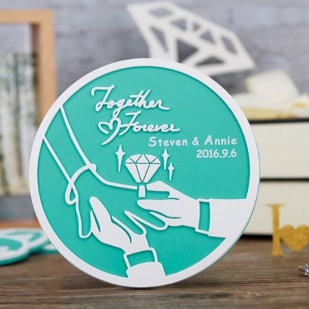 custom wedding coasters