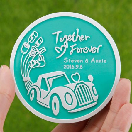 Hochzeitsgeschenkuntersetzer