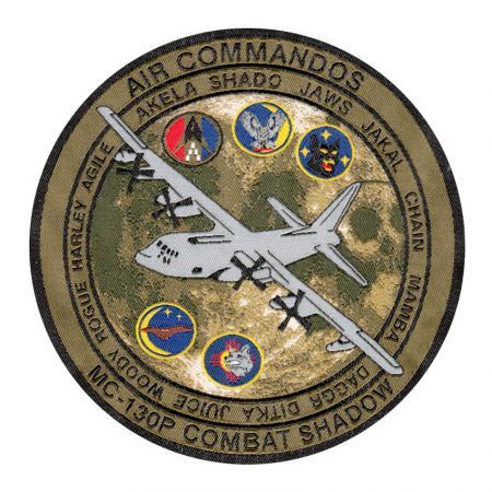 huy hiệu dệt tùy chỉnh cho không quân và quân đội