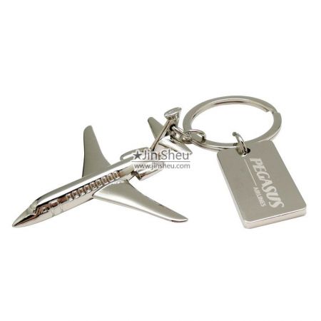 Porte-clés d'avion en alliage de zinc existants - Porte-clés d'avion en alliage de zinc personnalisé