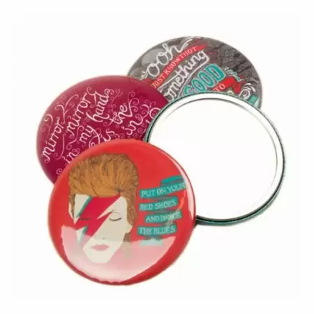 Button Badges with Mirrors - Button Badges with Mirrors
