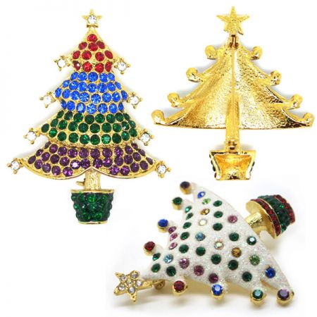 Christmas Brooches