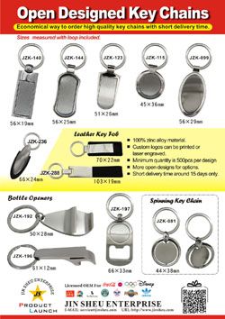 Open Designed Key Chains