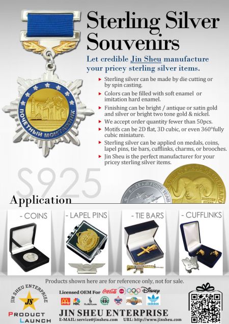 Srebrne pamiątki próby 925