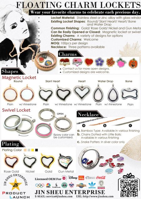 Bijoux Flottants à Charme