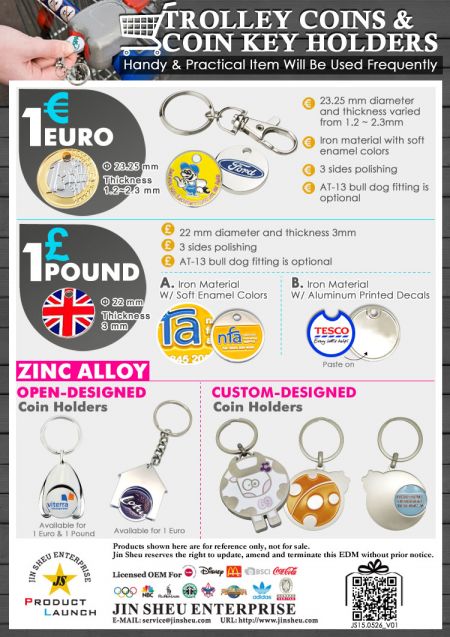 Handlekurver og myntnøkkelholdere