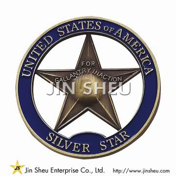 USA Silver Star Souvenir Coin
