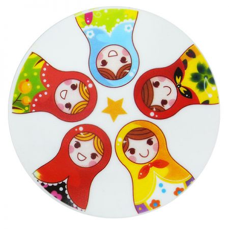 Sottobicchieri in silicone stampati a colori CMYK - Sottobicchieri in silicone con logo personalizzato stampato