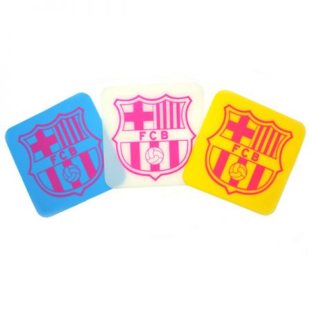 sottobicchieri in silicone fosforescente