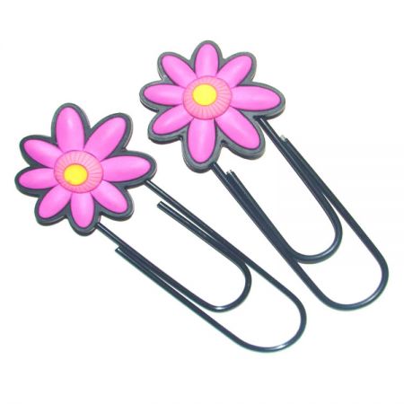 Soft PVC Paper Clip Bookmarks - Soft PVC Paper Clip Bookmarks