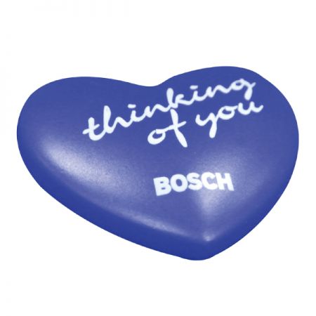 poly lavet hjerteformet køleskabsmagnet