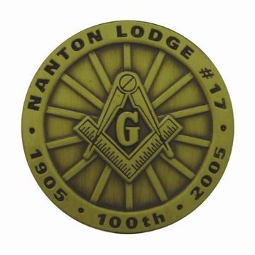 3D reversspeld met antieke bronzen afwerking