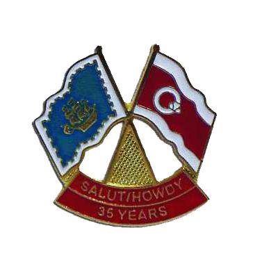 Henkilökohtainen Die Struck Iron -pehmeä emalinauha