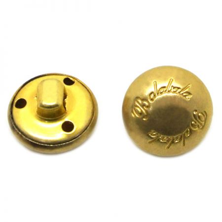 ゴールドコートボタン - メタルボタンのジーンズ