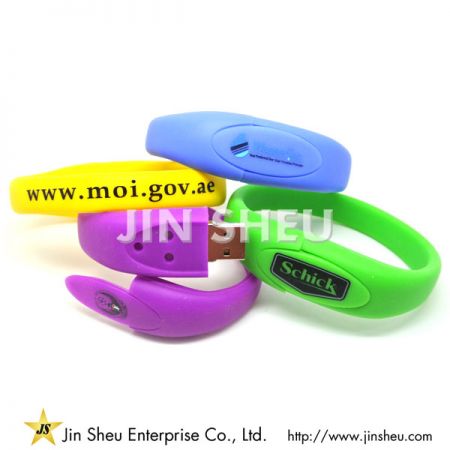 Braccialetto USB flash promozionale - Braccialetto USB flash promozionale