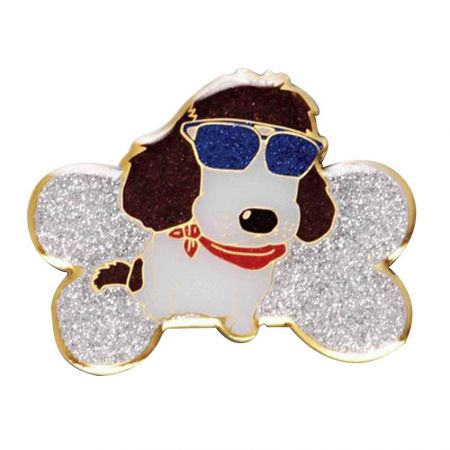 Egyedi Csillámos Kitűzők Fokozzák a logóját