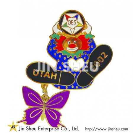 커스텀 장식용 하드 에나멜 배지